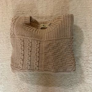 Vintage LLBean Cable Knit Sweater